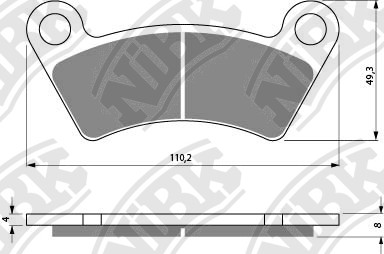 Nibk Brakes:: Application Cross Reference And Image For Nibk 