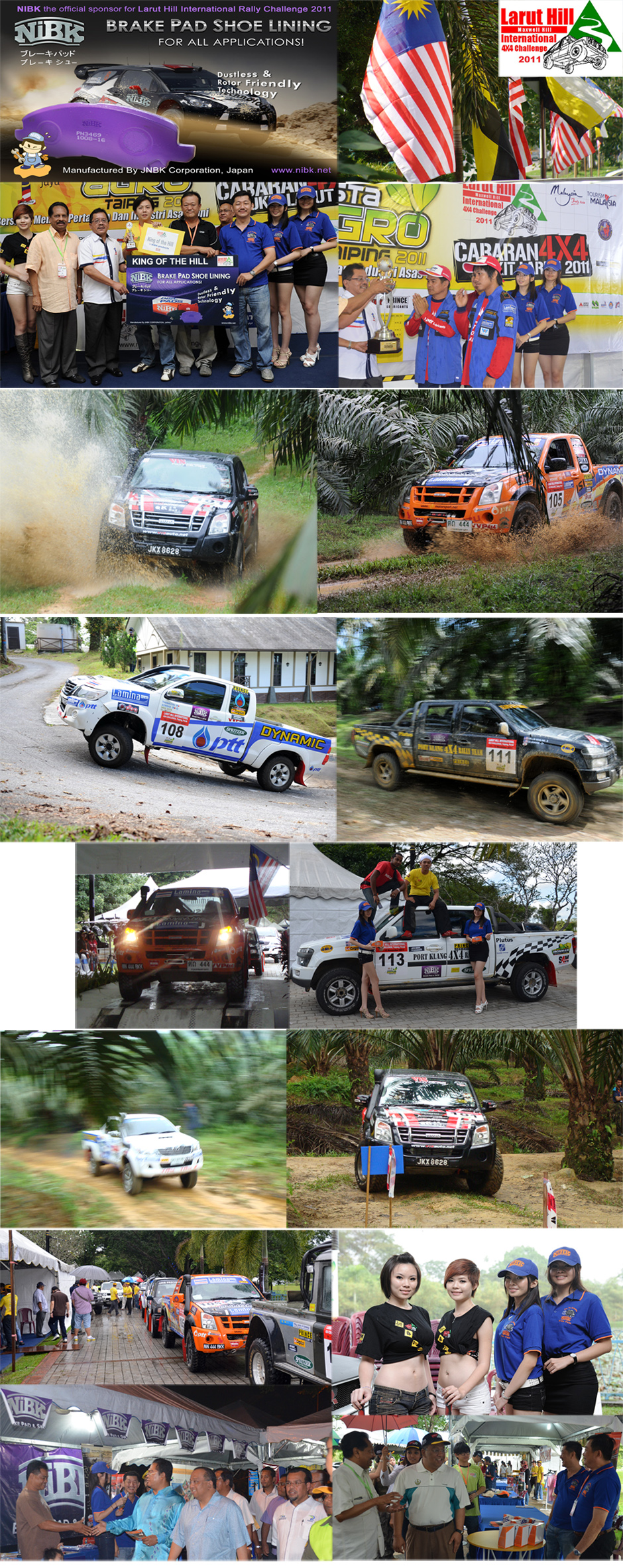 NiBK official sponsor for larut hill international rally 4x4 challenge 2011