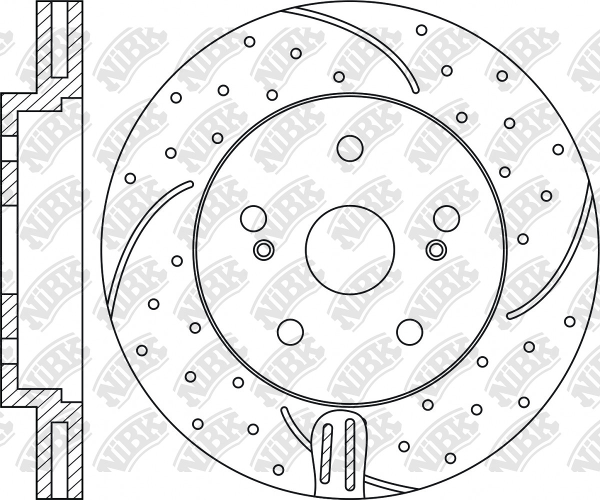 NiBK Brakes Application Cross Reference and Image for NiBK