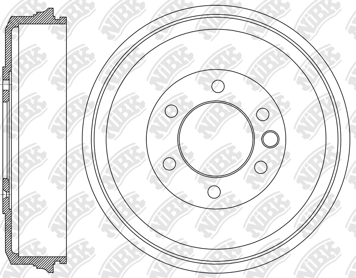 NiBK Brakes:: Application Cross Reference and Image for NiBK : DRUM ...